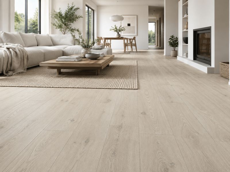 Kronotex Robusto V4 Rip White Oak 12mm Laminate Flooring