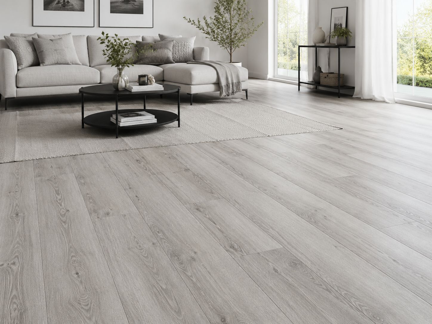 Superior Evolution Summer Grey 12mm Laminate Flooring Superior Evolution Summer Grey 12mm Laminate Flooring