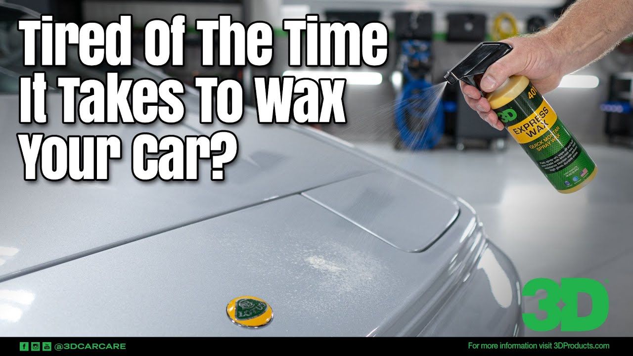 واكس سريع للتلميع 3D Express Wax 401 – حجم 473 مل