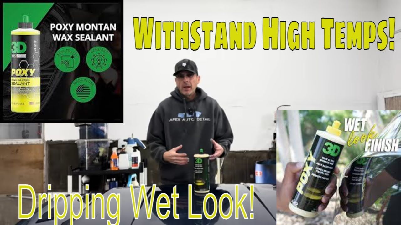 واكس تلميع عالي اللمعان 3D Poxy Montan Wax 422 – حجم 4 اتر