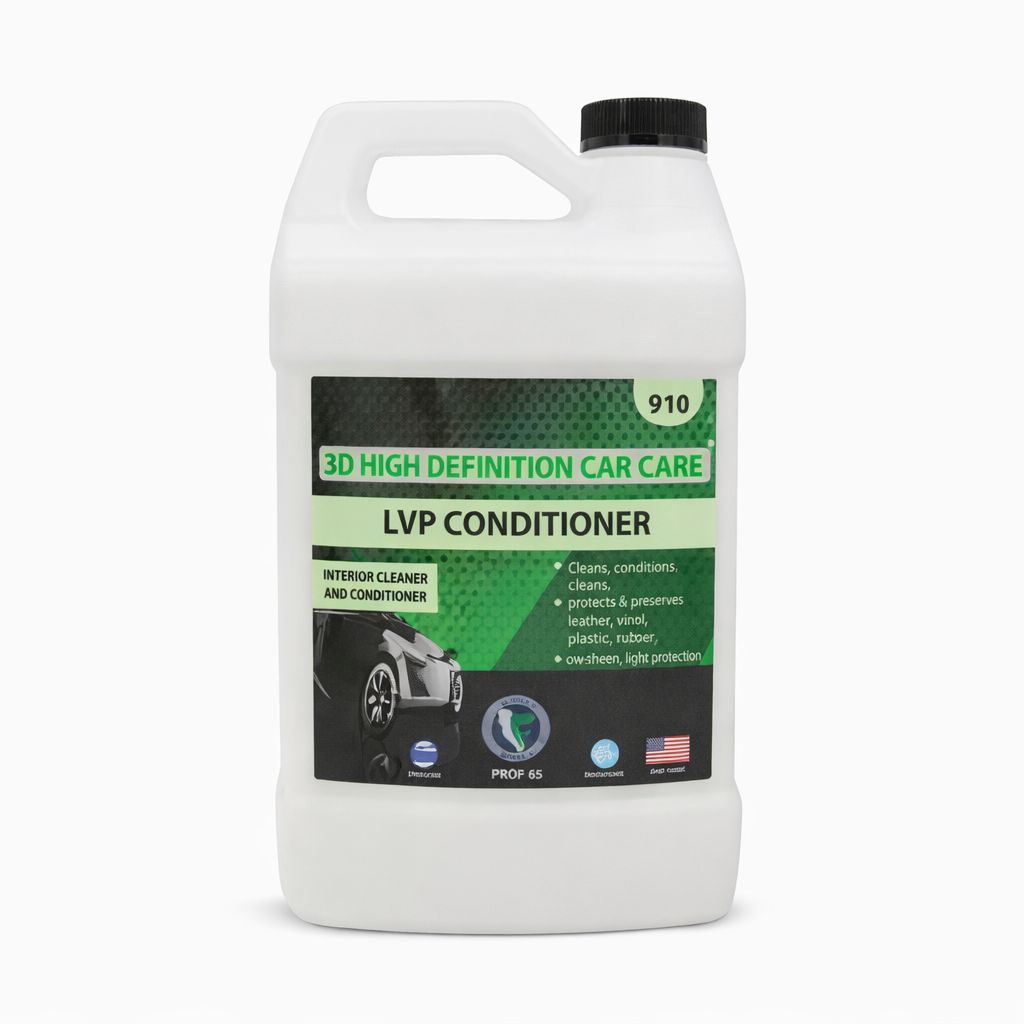 منظف ومرطب داخلي للبلاستيك والجلد 3D LVP Conditioner 910 – حجم 4 اتر