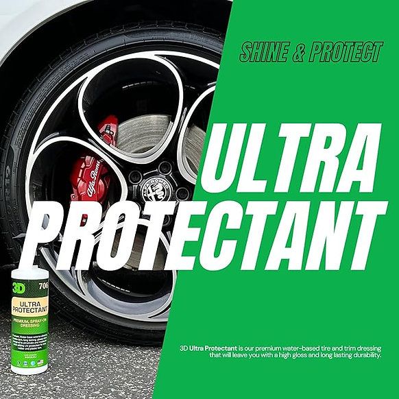 ملمع إطارات وحماية بلاستيك 3D Ultra Protectant 706 – حجم 470 مل