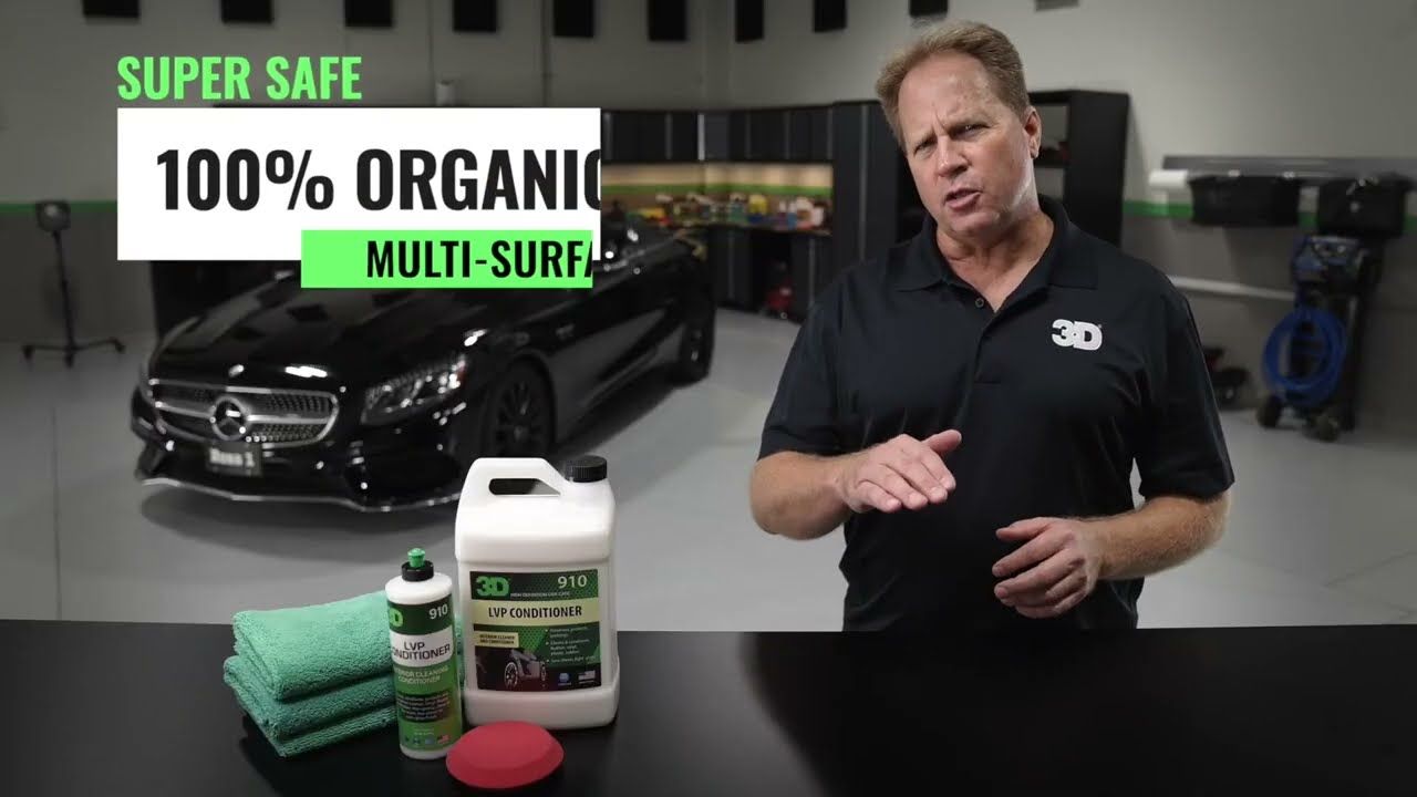 3D منظف ومرطب وحماية داخلية (جلد وبلاستيك) – 473 مل – صناعة أمريكية