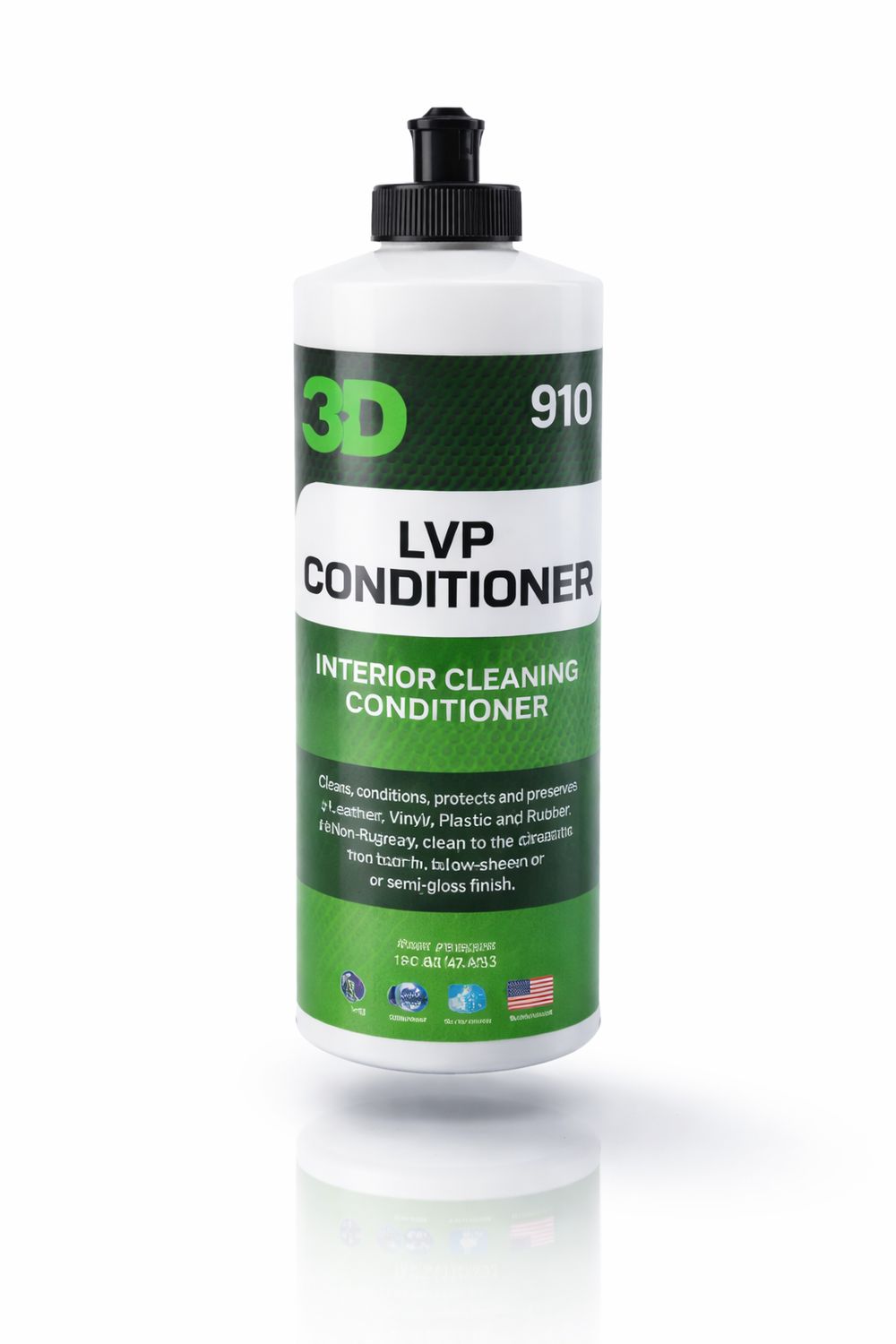 3D منظف ومرطب وحماية داخلية (جلد وبلاستيك) – 473 مل – صناعة أمريكية