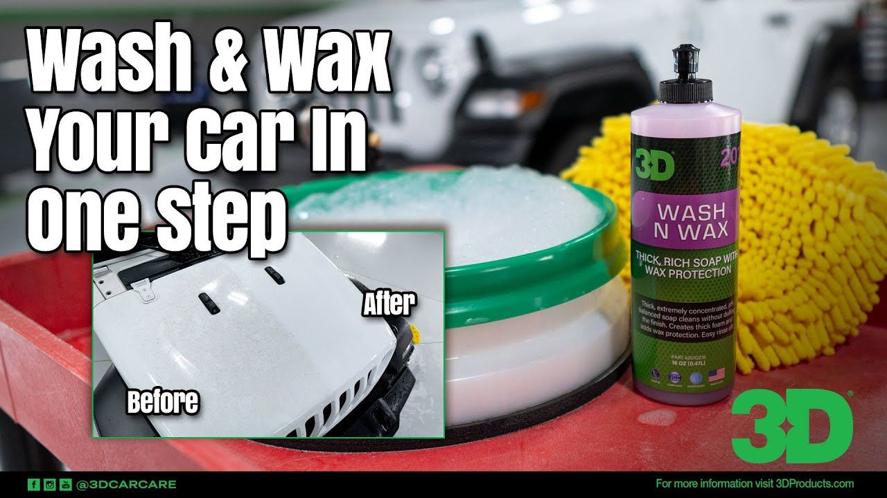 3D شامبو واكس للسيارات – لمعان وحماية – 1 لتر