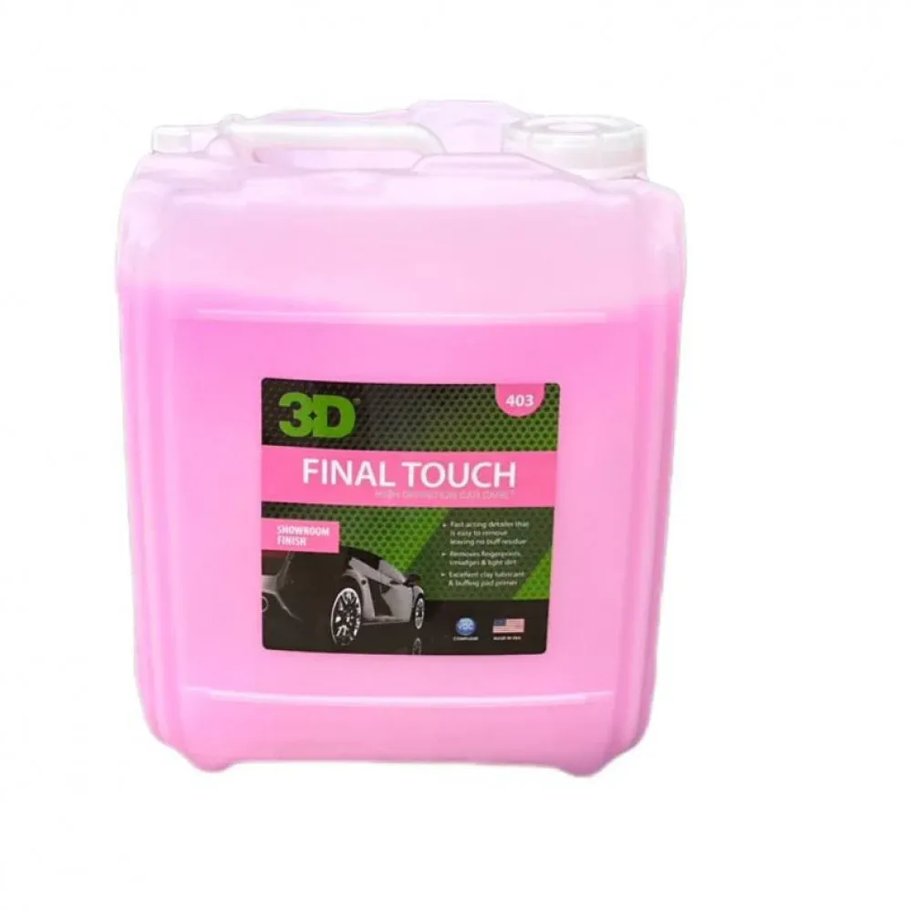 واكس سريع بعد الغسيل 3D Final Touch – ملمع وحماية للسيارة واكس سريع بعد الغسيل 3D Final Touch – ملمع وحماية للسيارة