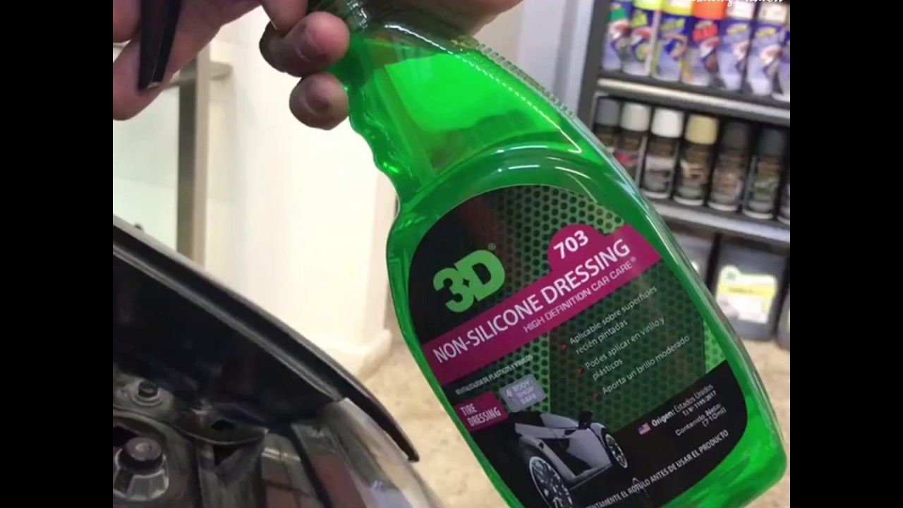 ملمع بلاستيك بدون سيليكون 3D Non-Silicone Dressing 703 – حجم 473 مل