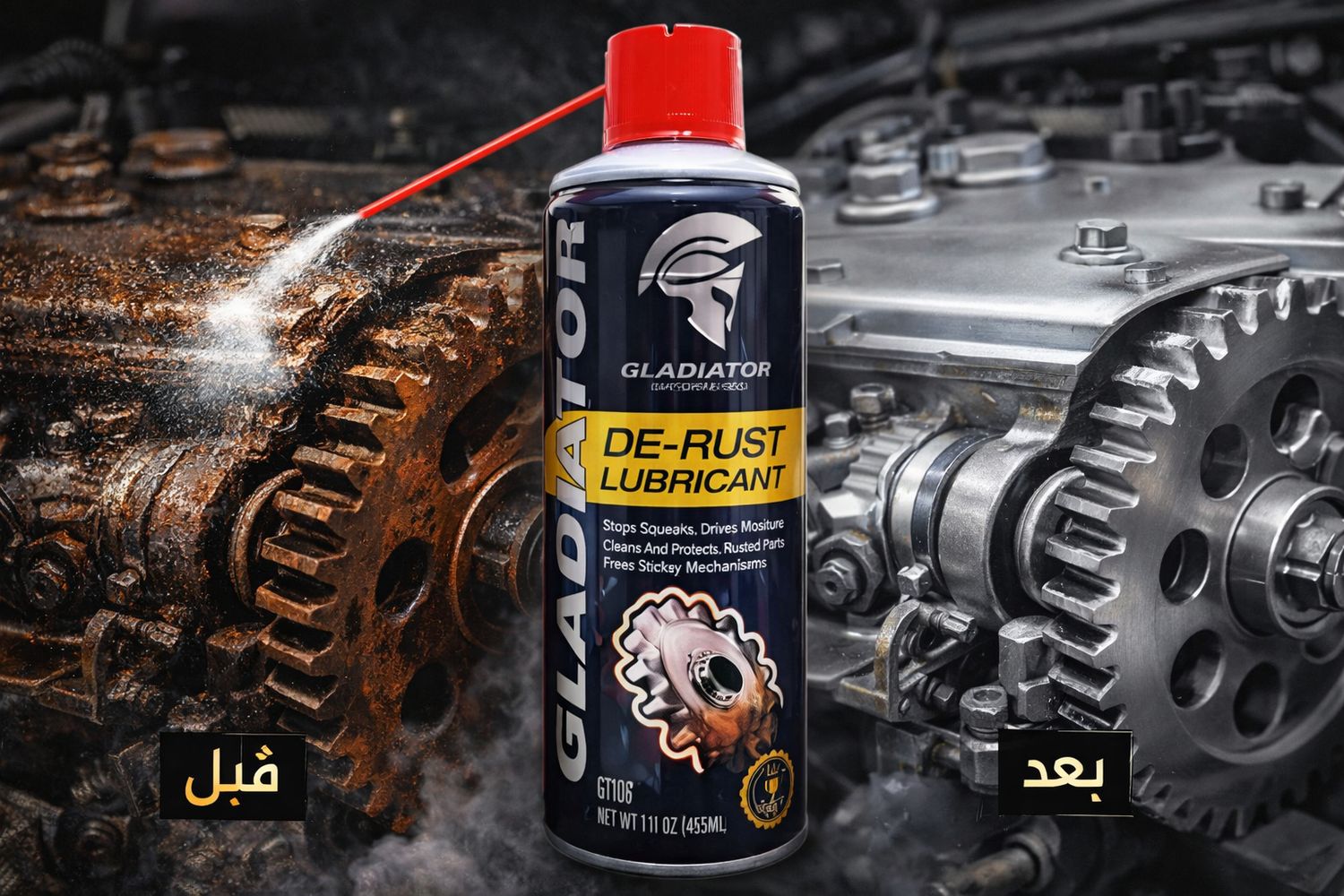 جلادياتور – مزيل الصدأ الاحترافي