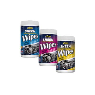 مناديل مركبة والمعلم داخل السيارة -شيلد