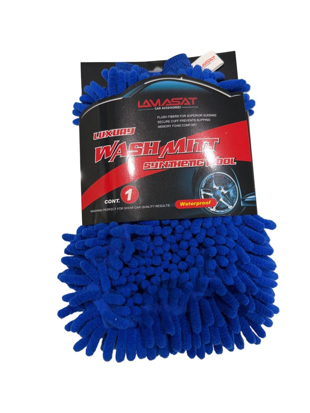 قفاز شعر مبطن- لمسات-ازرق