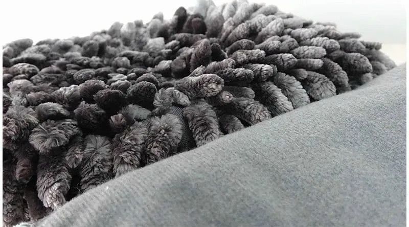 قفاز شعر مبطن- لمسات-ازرق