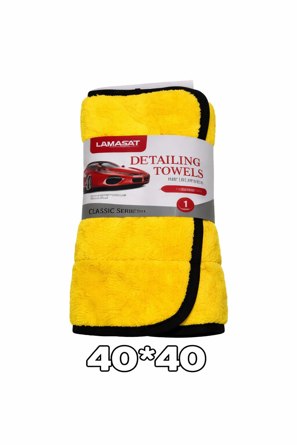 خرقه مايكرو فيبر-40*40وجهين-لمسات-اصفر+اخضر