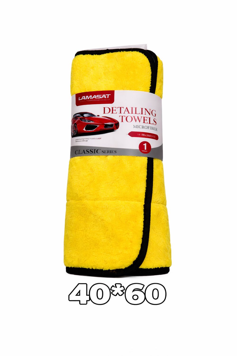 خرقه مايكرو فيبر-60*40وجهين-لمسات-اصفر+اخضر