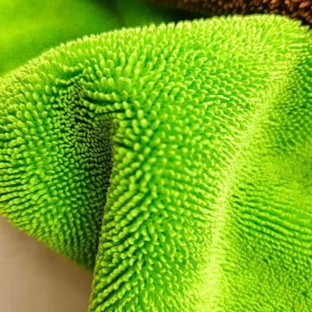 خرقه كاربرو وجهين-رصاصي +اخضر-40*60