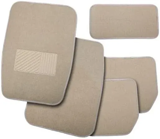 فرشة ارضية سيارات 5 قطعه خفيف-بيج