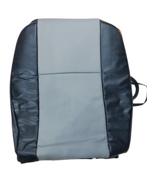 تلبيسة مراتب سيدان جلد-لمسات- اسود+رصاصي