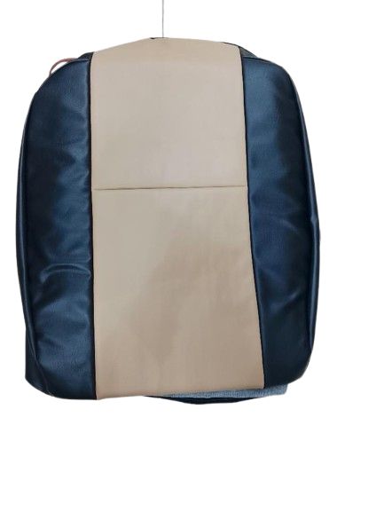 تلبيسة مراتب سيدان جلد-لمسات- اسود+بيج