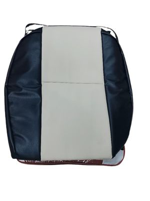 تلبيسة مراتب سيدان جلد-لمسات- اسود+بيج