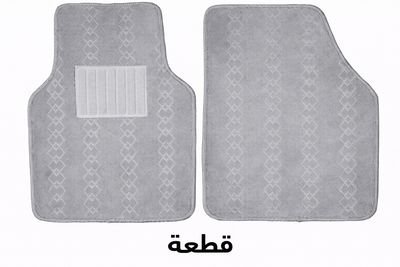 فرشة اريضية سيارات 2 قطعه ثقيل لون رصاصي