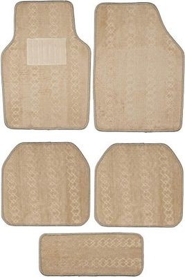 فرشة ارضية سيارات 5 قطعه ثقيل-بيج