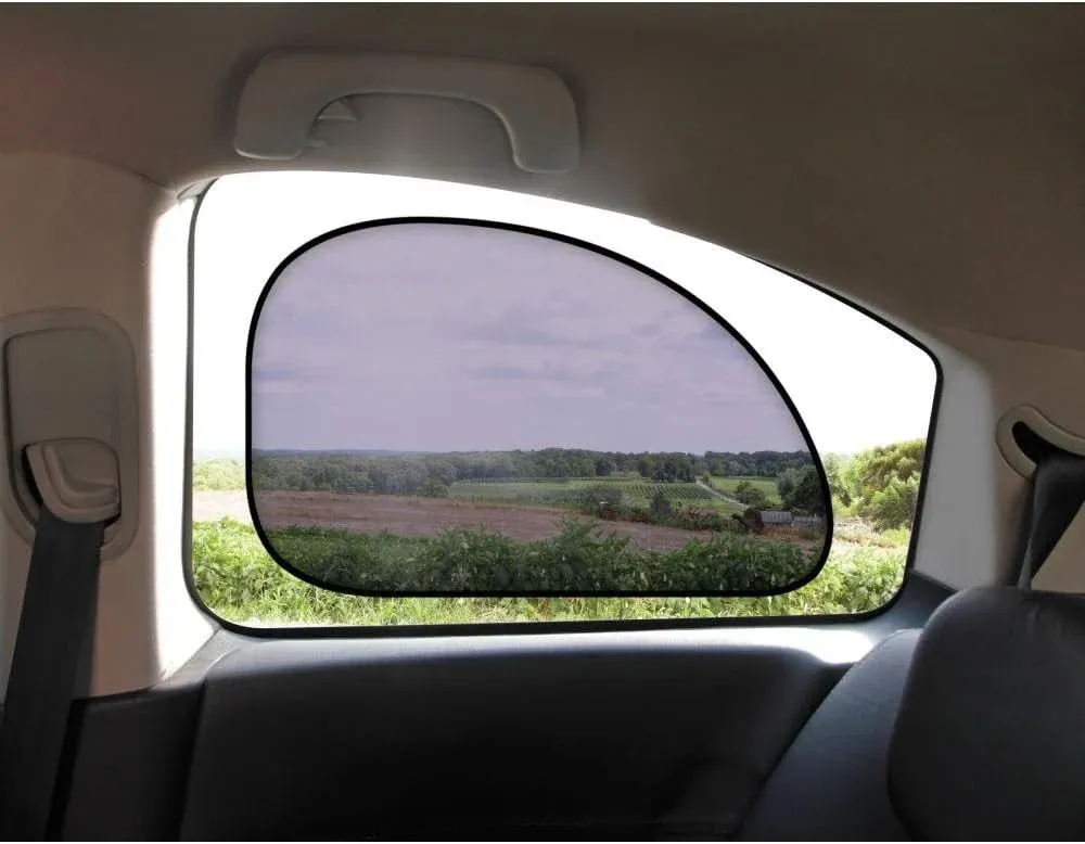 شماسة جانبية قماش اسود امامي شماسة جانبية قماش اسود امامي