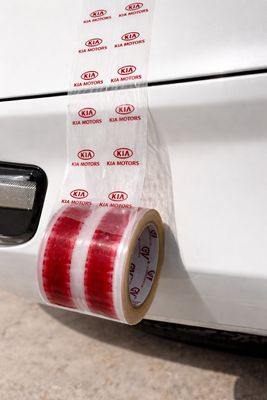 لاصق حماية ديكورات كيا شفاف 50 متر - 10 سم
