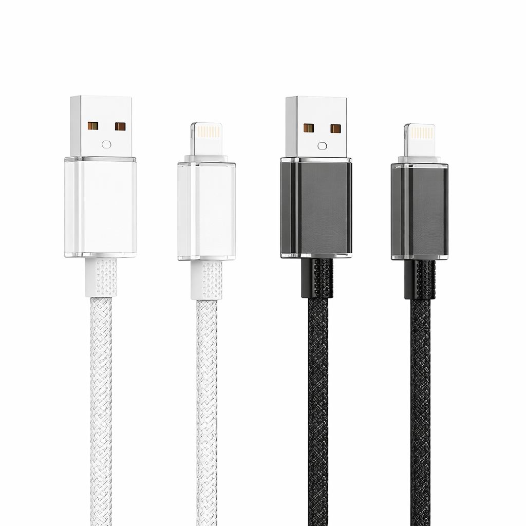 USB-A إلى Lightning  كيبل شحن ونقل بيانات