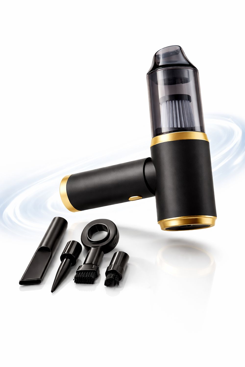 مكنسة سيارة لاسلكية متعددة الاستخدام مع ملحقات تنظيف