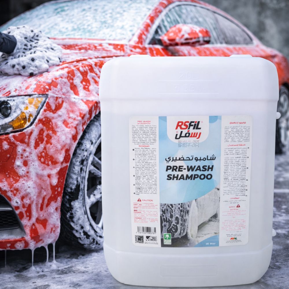 شامبو تحضيري RSFIL Pre-Wash للسيارات – تنظيف عميق قبل الغسيل