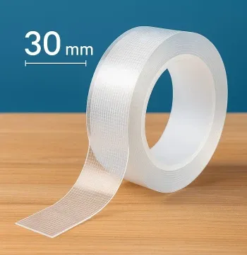 شريط نانو لاصق قوي مزدوج الوجه شفاف 30 مم × 3 يارد شريط نانو لاصق قوي مزدوج الوجه شفاف 30 مم × 3 يارد