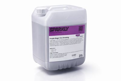 Sparkly Purple Magic ملمع الإطارات – مظهر مطفي (Matt Finish) – 20 لتر Sparkly Purple Magic ملمع الإطارات – مظهر مطفي (Matt Finish) – 20 لتر