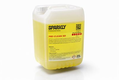 Sparkly Pro-Clean SD منظف متعدد الاستخدامات – أصفر – تركيز عالي – 25 لتر Sparkly Pro-Clean SD منظف متعدد الاستخدامات – أصفر – تركيز عالي – 25 لتر