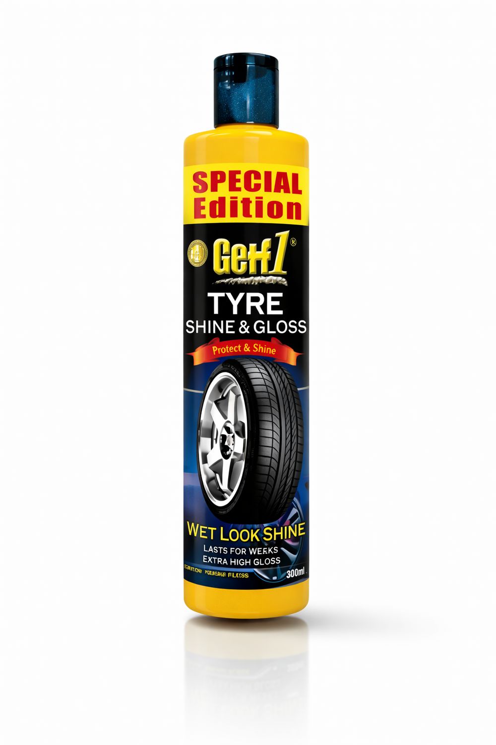 جيت  إف ون – ملمّع الإطارات لمعة مبللة – إصدار خاص – 473 مل