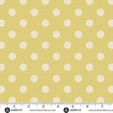 Andover Quiltessential, Color: Large Dot Sunny