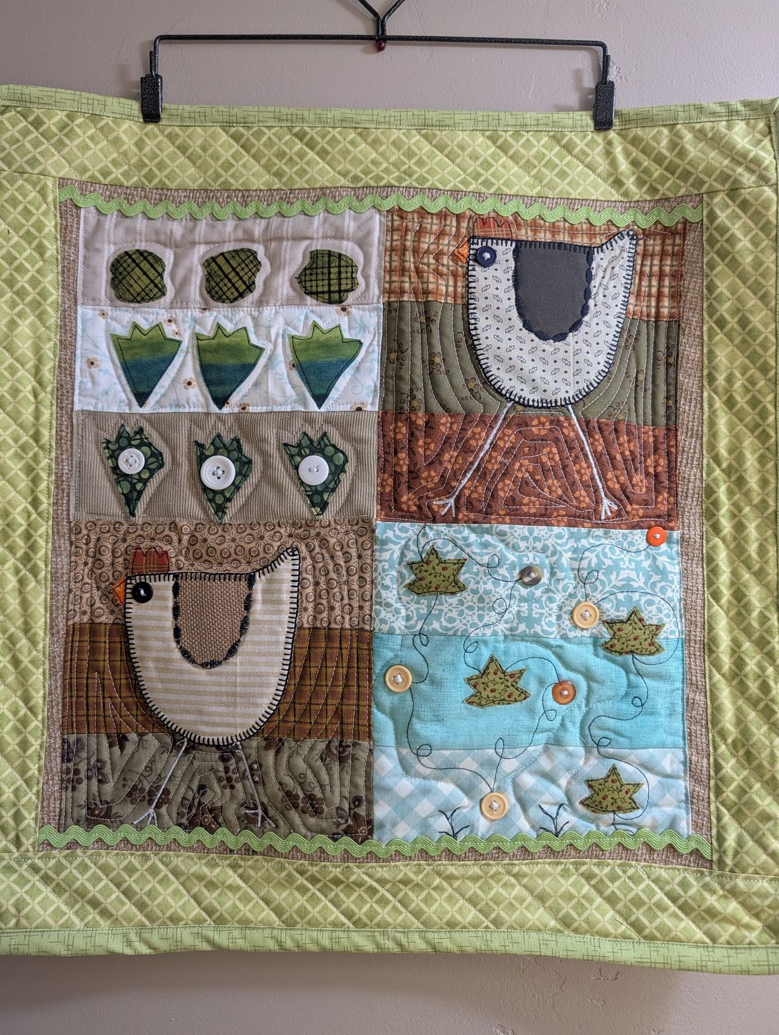 Pattern, Color: Chickens in my Garden