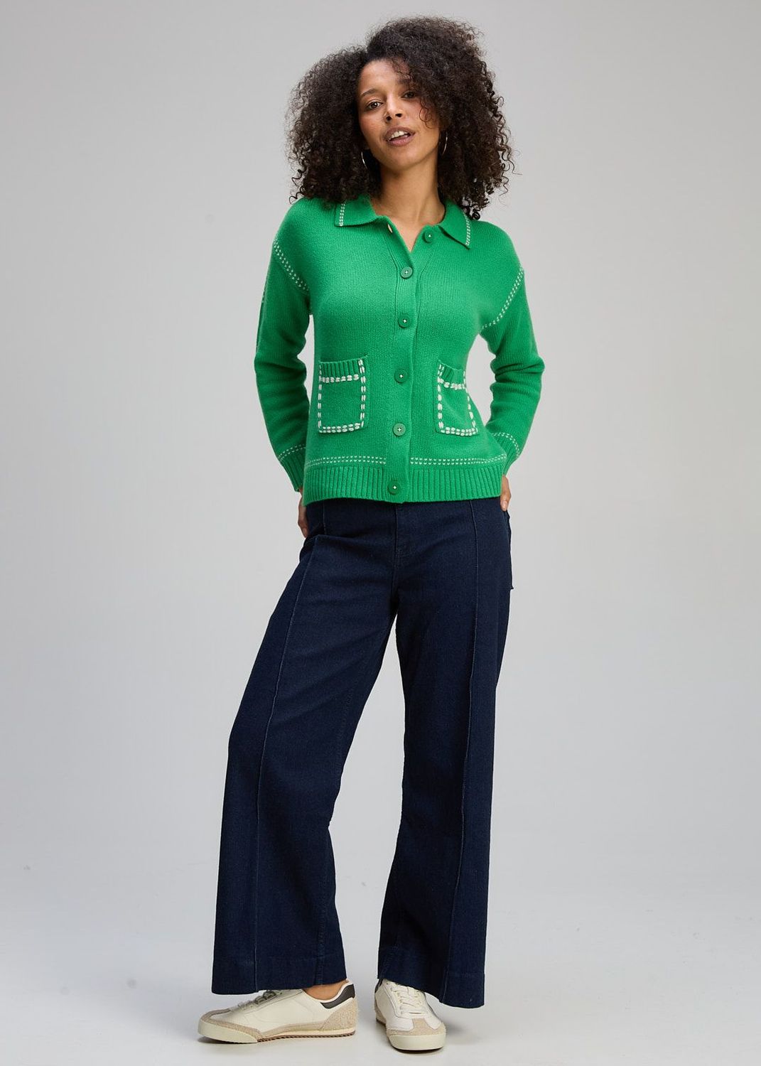 ZAKET & PLOVER TAILORED CARDI 8101