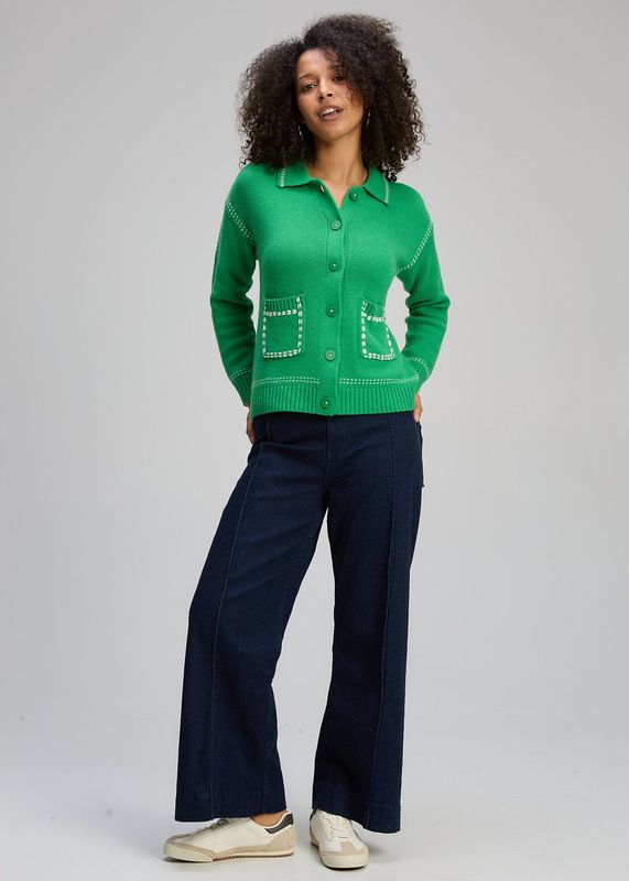 ZAKET & PLOVER TAILORED CARDI 8101