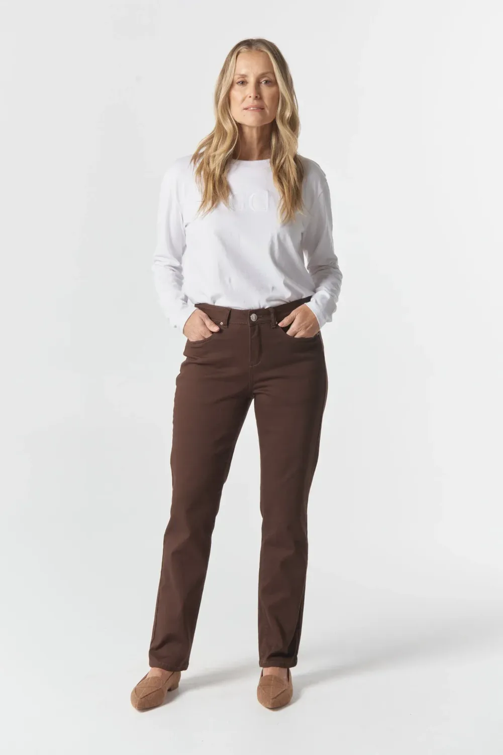 Goondiwindi Cotton 5 Pocket Jean - Chocolate 5173-210
