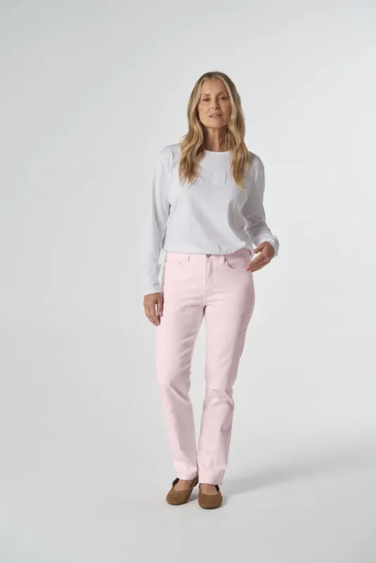 Goondiwindi Cotton 5 Pocket Jean - PALE PINK 5173-210