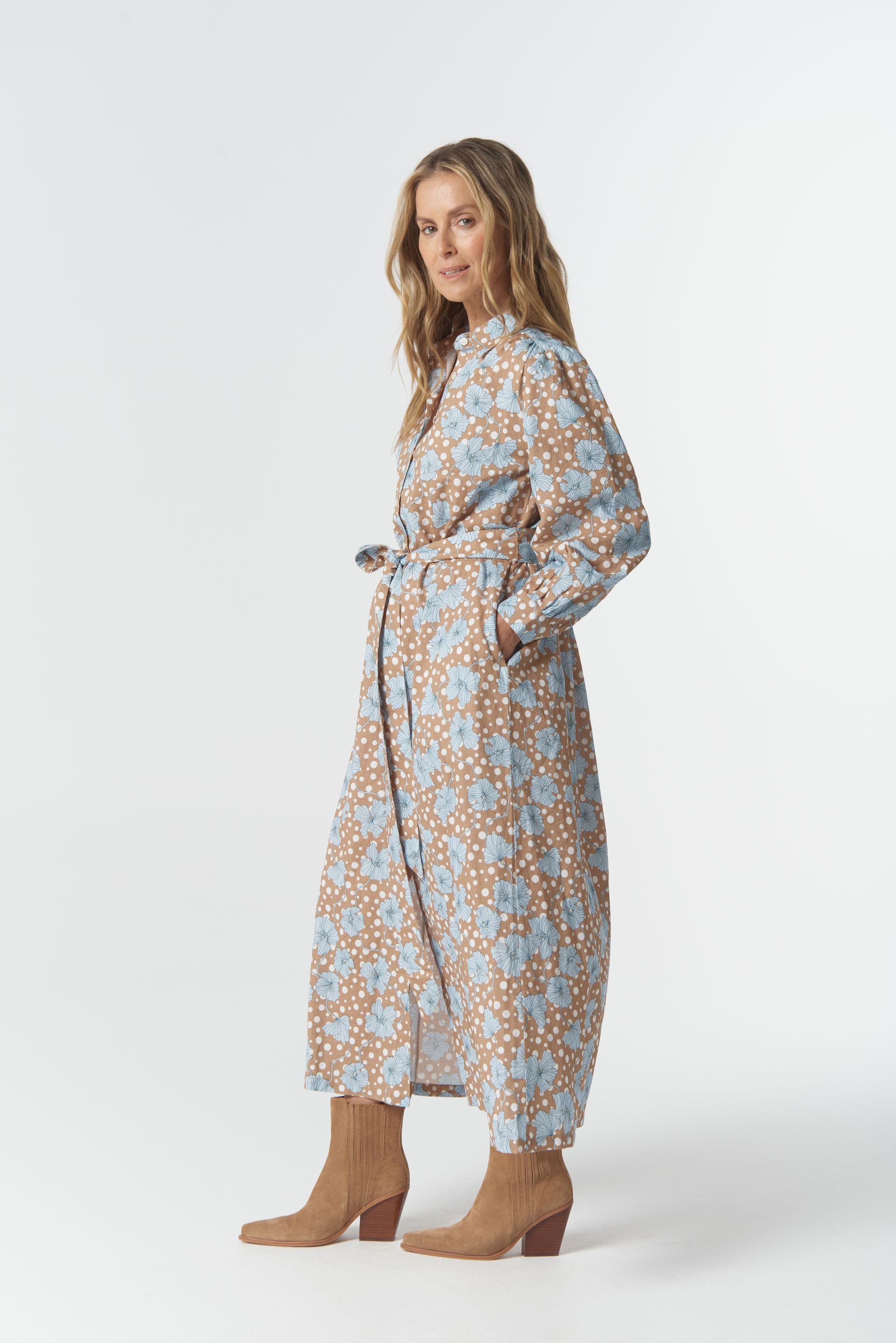 Goondiwindi Cotton Outpost Linen Cotton Maxi 6306-248