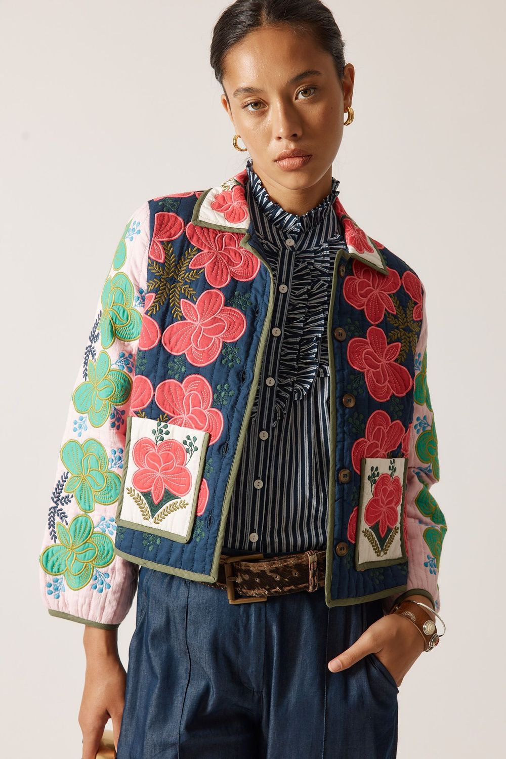 Ruby Yaya folklore Jacket Multi