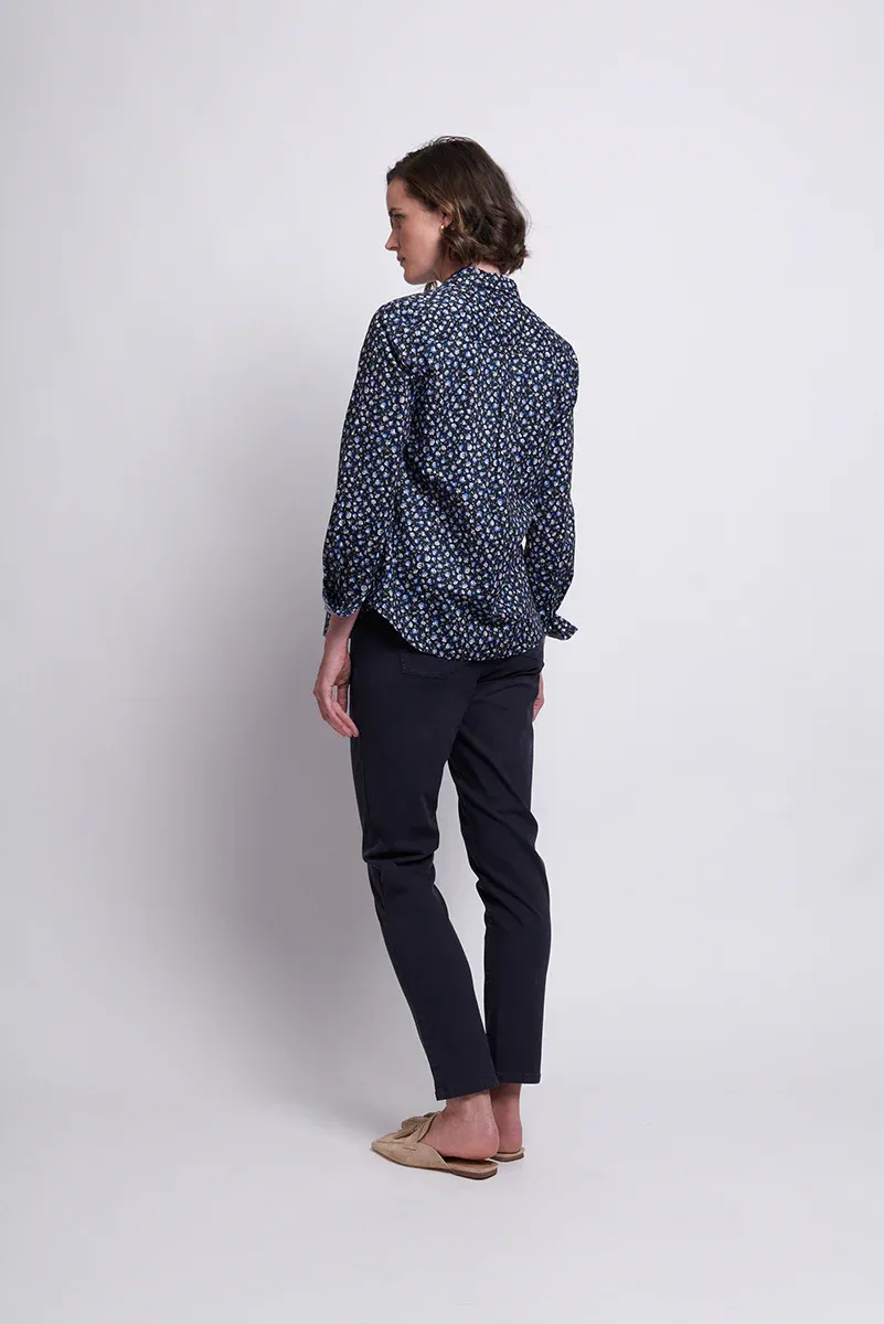 Foil Holey Moley Trouser CFO6827 Deep Indigo