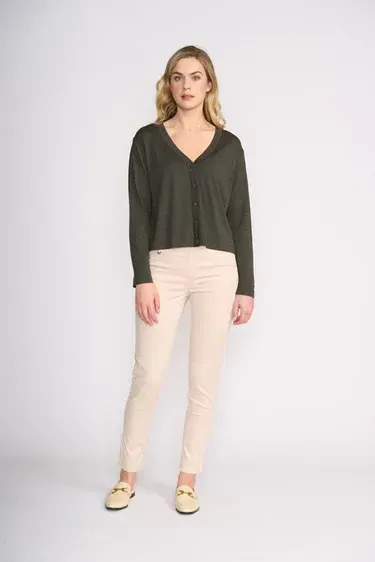 Foil Holey Moley Trouser CFO6827 Cashmere