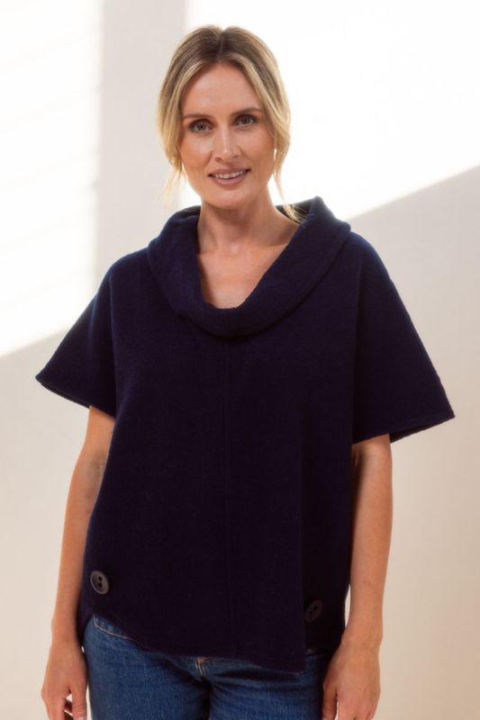 See Saw Cowl Neck Top SS604N