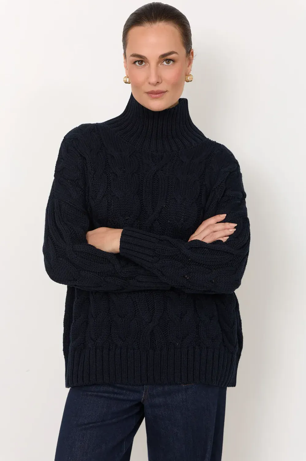 Adorne Tegan Cable Knit Jumper AJD2431