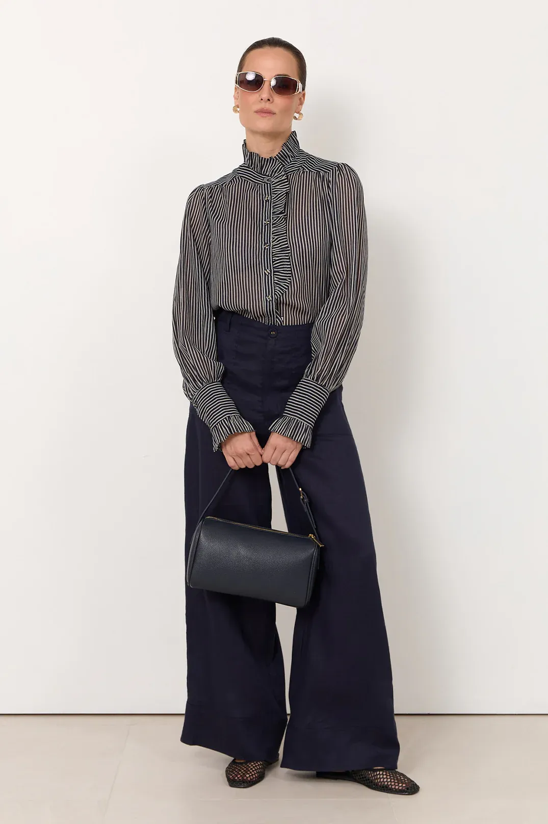 ADORNE MAEVE STRIPE SHIRT AJD2393