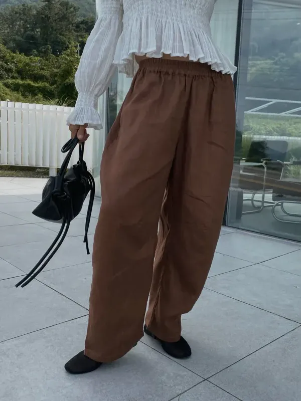 LJC Barrel leg Pants