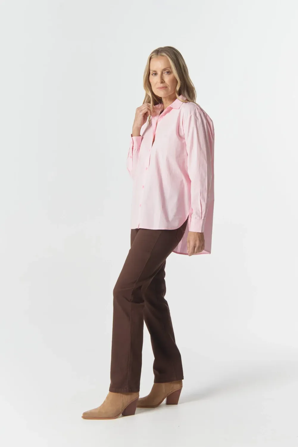 Goondiwindi Cotton Bloom Oversized Basic Shirt 4432