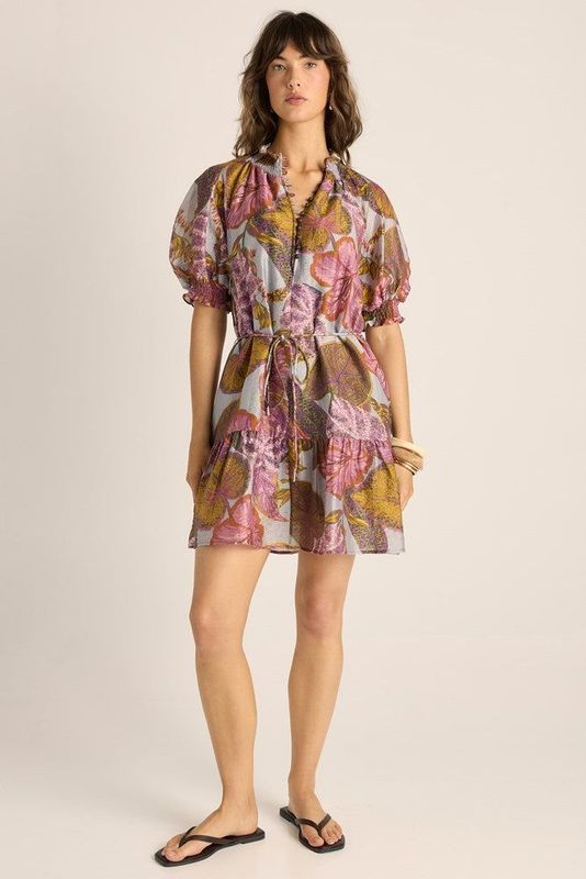 Fate & Becker Daria Dress - Leaf Print