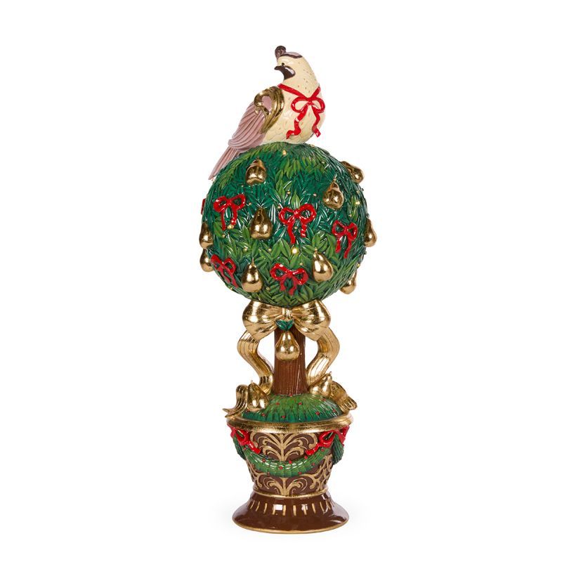 Holly & Ivy PARTRIDGE IN A PEAR TREE TOPIARY FCA191